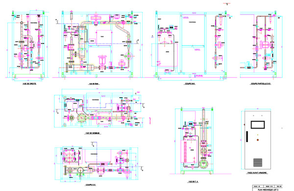 3D drawing (AutoCad or SolidWorks)